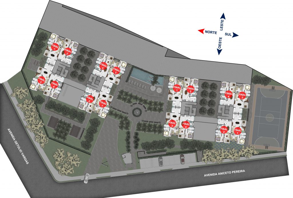 Implantação Apartamentos